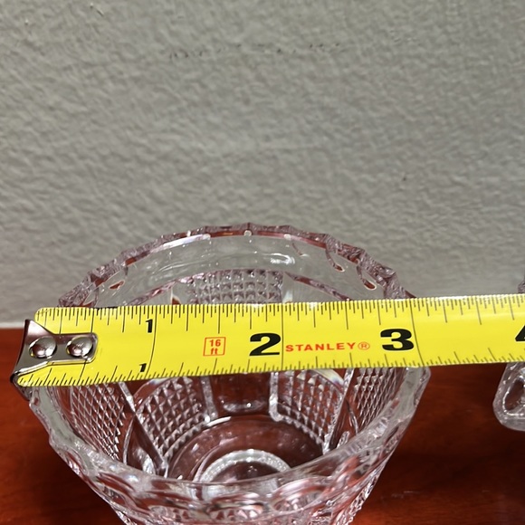 FB Rogers Lead Crystal Sugar/Creamer/Tray Set - Picture 6 of 7